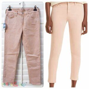 *AG Jeans* Prima Sateen Mid-Rise Cigaratte Crop, 25  "Sulfur Infinite Mauve".